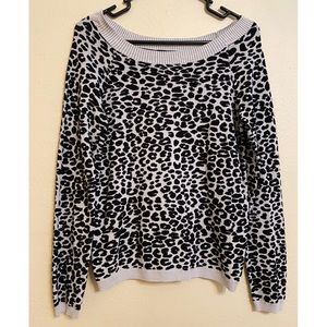 EXPRESS Leopard Print Sweater